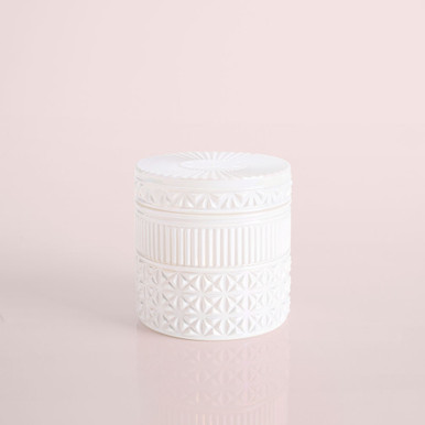 White Opal Gilded Faceted Jar- Volcano main image 1