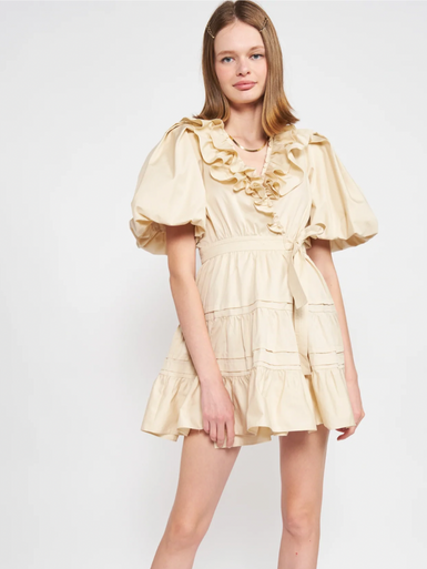 knee length dresses for ladies EN SAISON Jenna Midi Dress  THD Shoppe