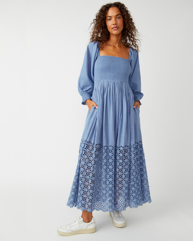 knee length dresses for ladies Perfect Storm Midi- Infinity ~ Free People – Arizonia Rose main image 0