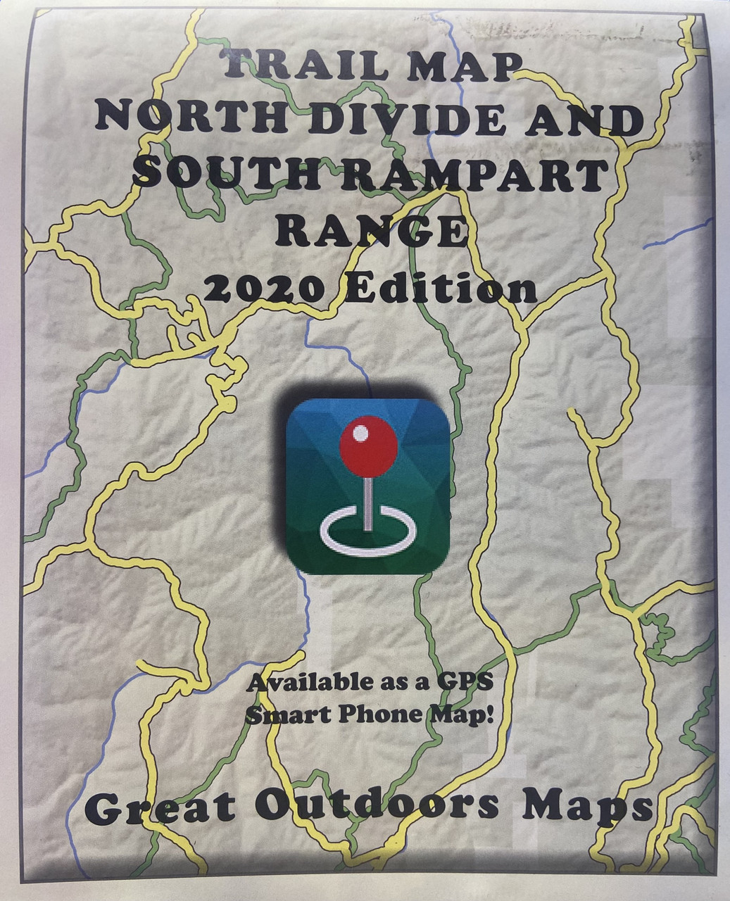 Rampart Range North Divide Trail Map Motorcycle Maps Maps Map 