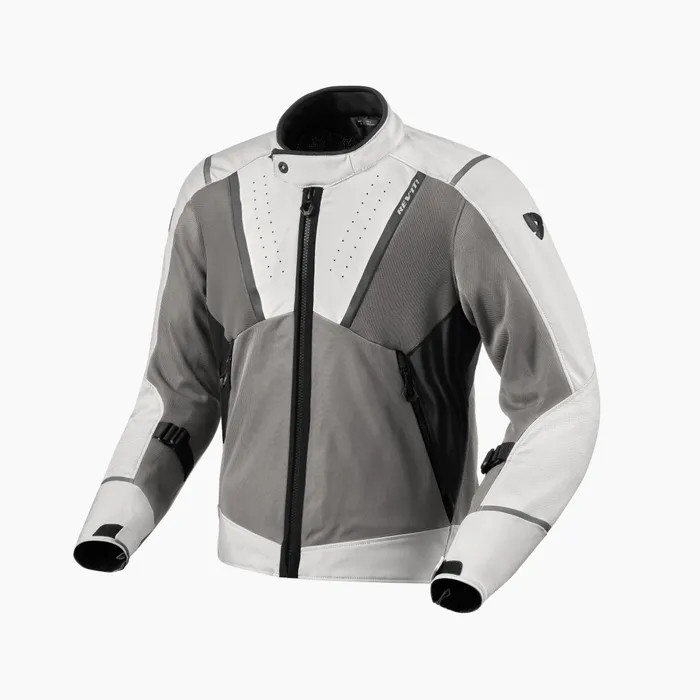 Veste Moto Textile Revit Tornado 4 H2O - Imperméable, Taille 3XL, Noir/Gris