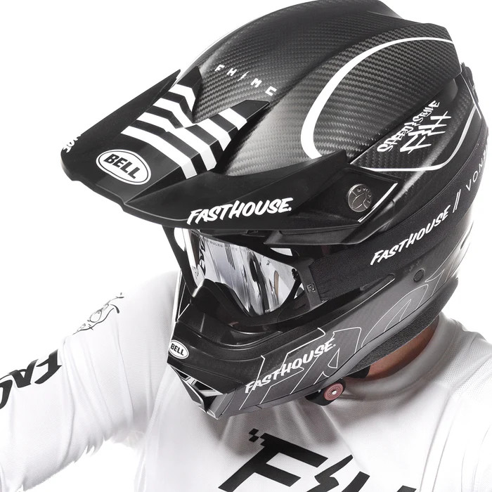 Bell Moto-10 FH Raven Helmet | Bell Dirtbike Helmets | Motocross