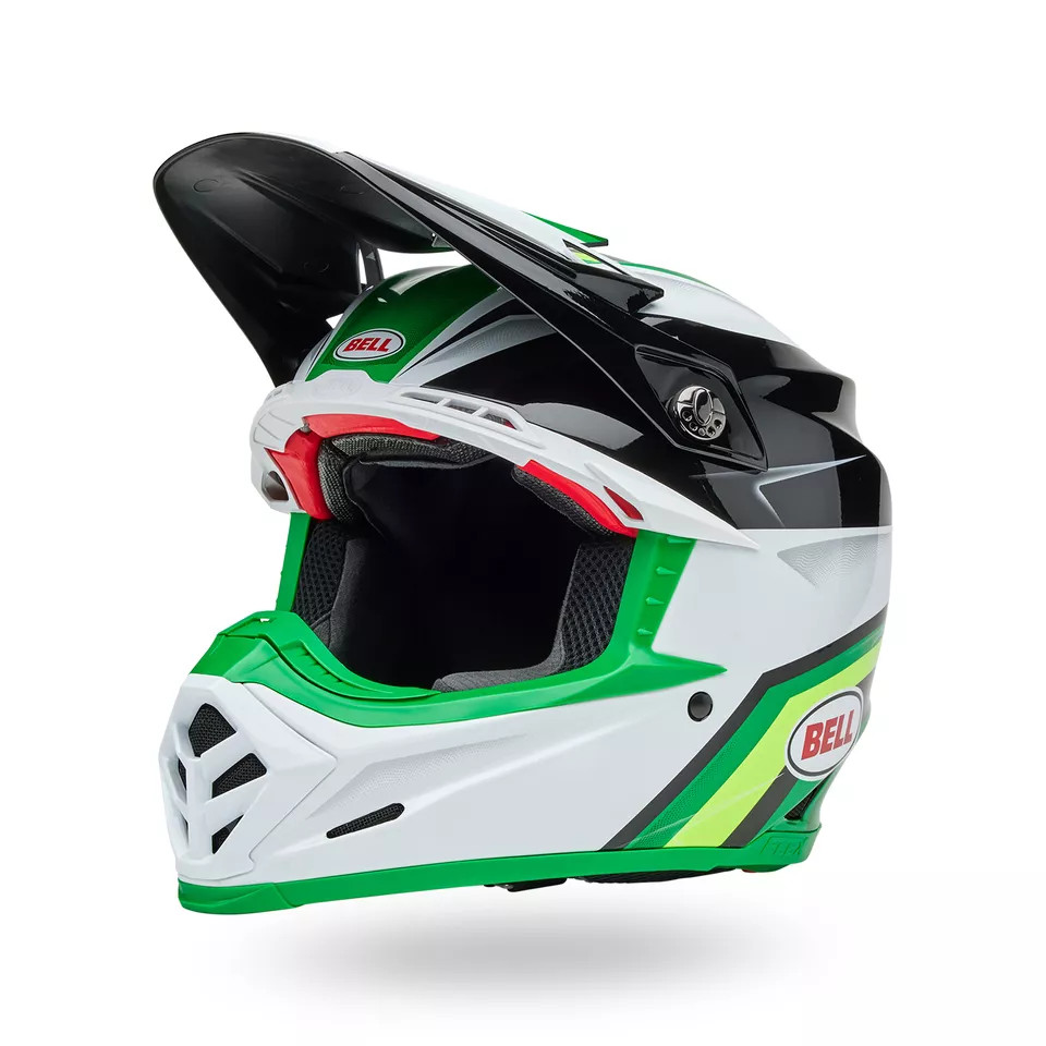 bell german motorcycle helmets RSD x Custom 500 Wreakers Helmet Roland Sands Design strap to lid and padded lining for a comfort Bell Qualifier DLX MIPS Blitz