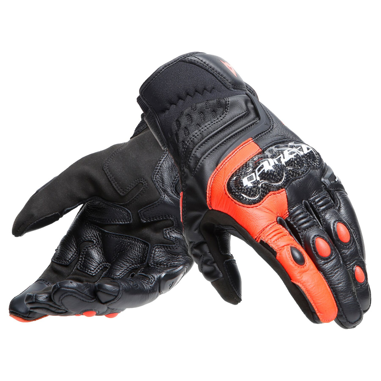Dainese Carbon 4 Short Leather Gloves | Dainese Motorcycle Gloves 