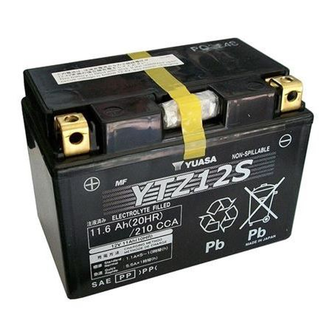 FQS YT9B-BS - Batería Moto 12v 8Ah 120A CCA + I - FQS Battery