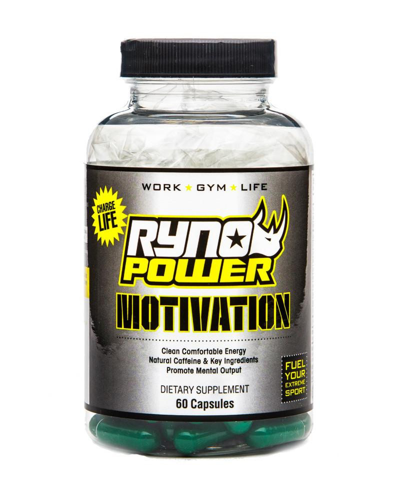 Ryno Power Motivation Capsules 60 Motorcross Supplement Fitness