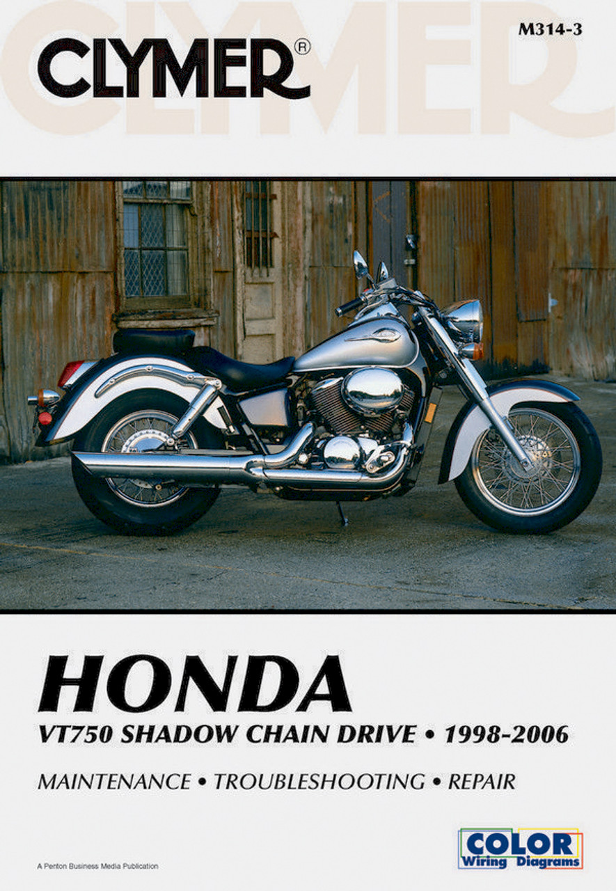 HONDA VT750 SHADOW CHAIN DRIVE 1998-2006 Clymer Manual| Manual | Clymer-  Performance Cycle of Colorado