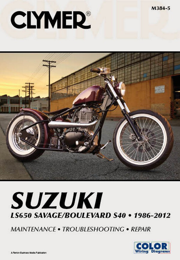 SUZUKI LS650 SAVAGE BOULEVARD S40 1986-2015 Clymer Manual| Manual