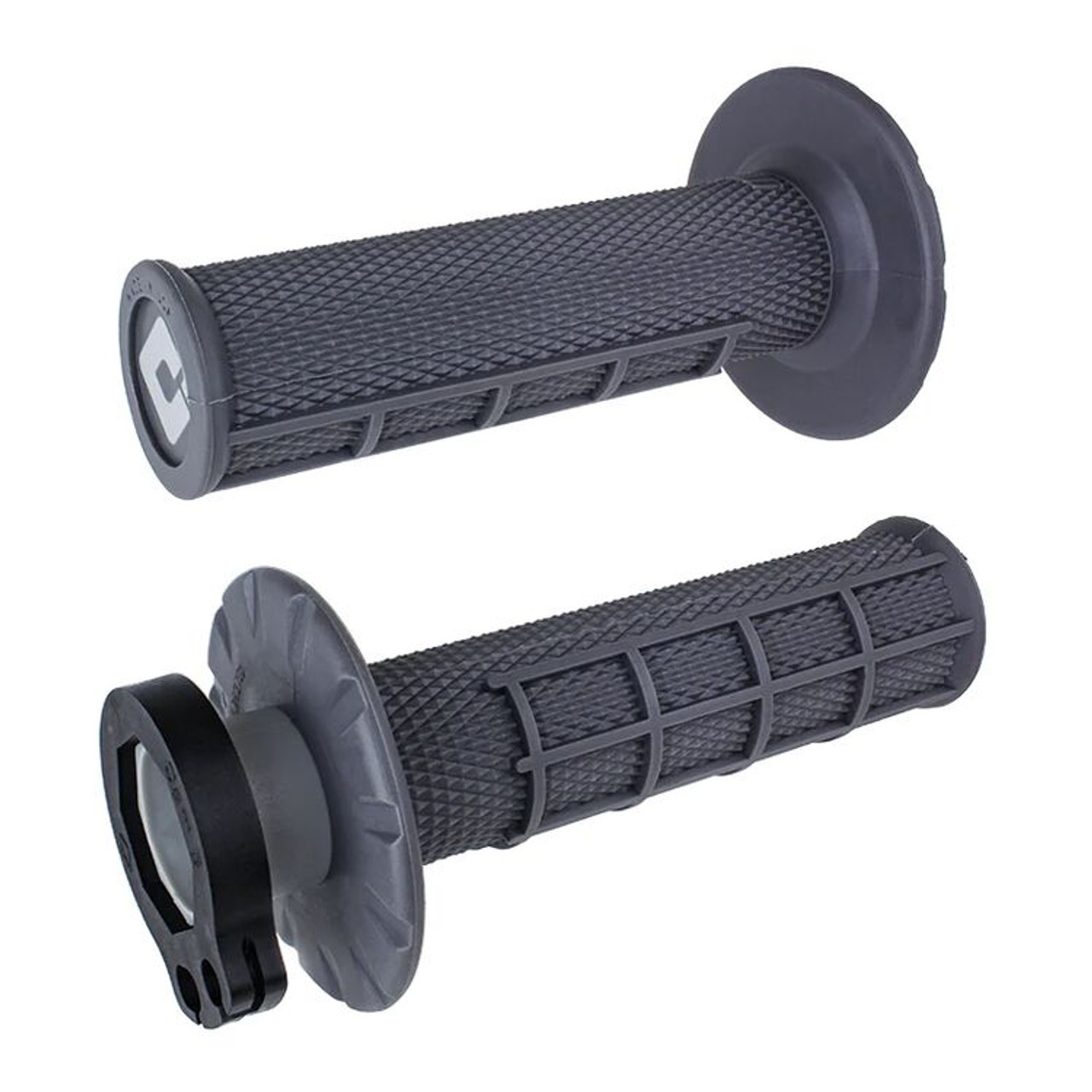 Odi Grips ODI Motocross Half-Waffle Grips - Grey (Pair) Full
