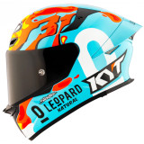 KYT TT Revo Leopard Replica Aragon Helmet