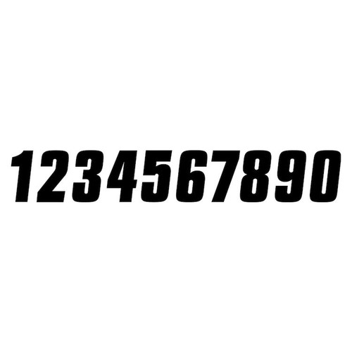 Factory Effex Factory 7" Numbers (3 Pack) Factory Effex Factory 7" Numbers (3 Pack)