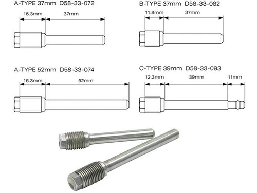 DRC Stainless Steel Brake Pin 37mm (Type B)