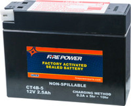WPS Fire Power Battery CT4B-5/ YT4BBS (Factory Activated) WPS Fire Power Battery CT4B-5/ YT4BBS (Factory Activated)