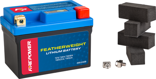 Fire Power Featherweight Lithium Battery YTX5/YTZ7 180 CCA Fire Power Featherweight Lithium Battery YTX5/YTZ7 180 CCA