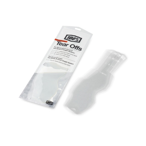 100% Accuri 2 / Racecraft 2 Goggle Tear Offs 100% Accuri 2 / Racecraft 2 Goggle Tear Offs