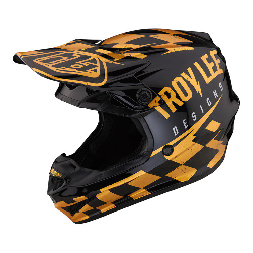 2024 Troy Lee Designs SE4 Polyacrylite Race Shop Helmet