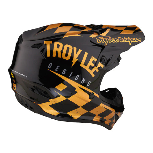 2024 Troy Lee Designs SE4 Polyacrylite Race Shop Helmet