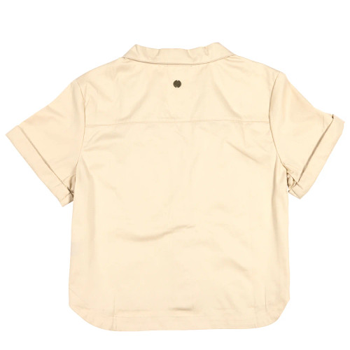 Fasthouse Women's Smokeshow Crop Button Up Shirt