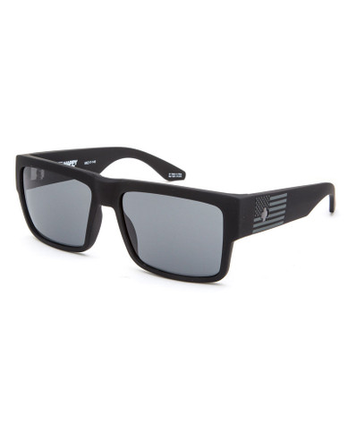 Spy Cyrus Matte Black with Happy Gray Green Sunglasses Spy Cyrus Matte Black with Happy Gray Green Sunglasses