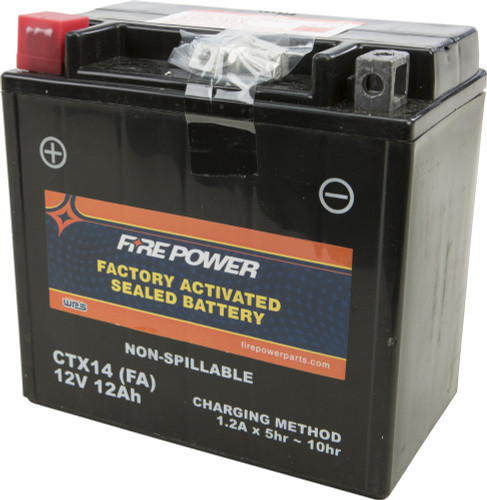 WPS Fire Power Activated Sealed Battery FA CTX14BS WPS Fire Power Activated Sealed Battery FA CTX14BS