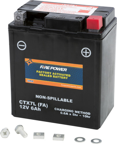 WPS Fire Power Activated Sealed Battery FA CTX7LBS WPS Fire Power Activated Sealed Battery FA CTX7LBS