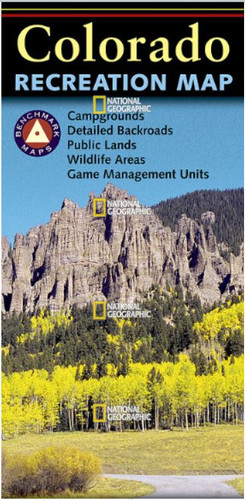 National Geographic Colorado Recreation Folded Map