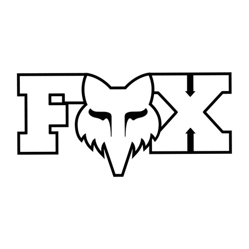 Fox Racing Fox Head 3" Sticker