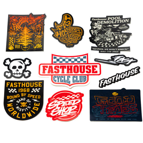 Fasthouse Spring 2025 Decals 10 Pack