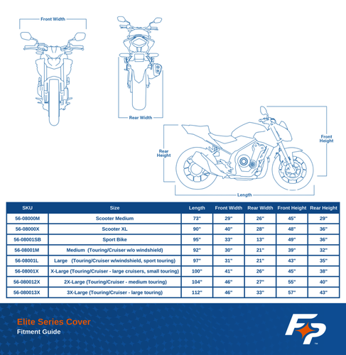 Fire Power Elite Series Motorcycle Cover