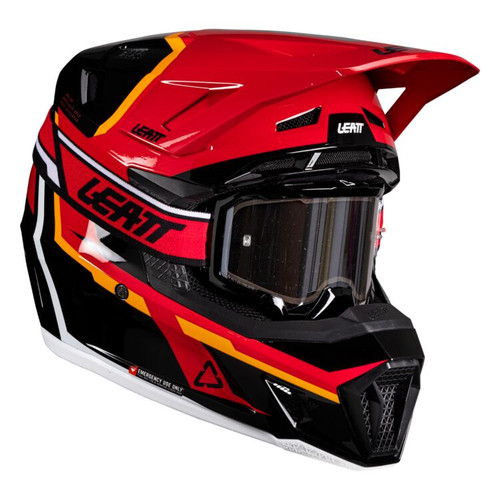 Leatt Moto 7.5 V26 Red Helmet Kit | Leatt Dirtbike Helmets