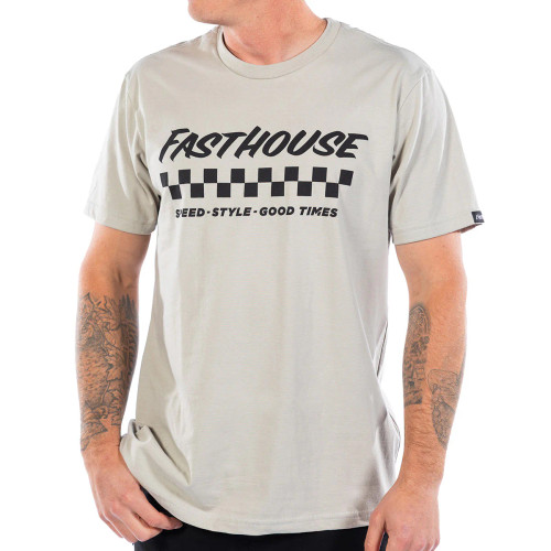 Fasthouse Apex Tee - Light Gray