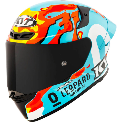 KYT TT Revo Leopard Replica Aragon Helmet