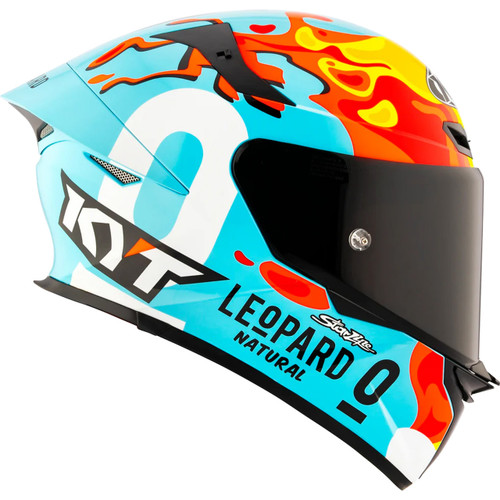 KYT TT Revo Leopard Replica Aragon Helmet