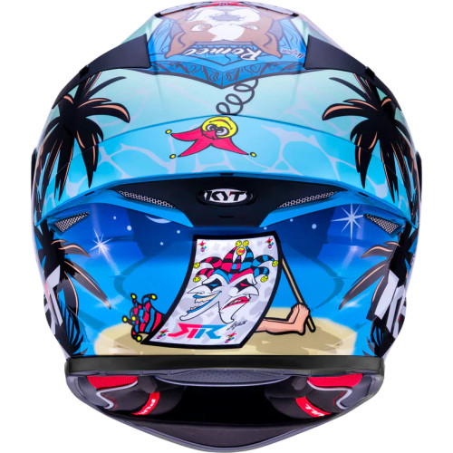 KYT TT Revo Riccardo Rossi BCN Replica Helmet