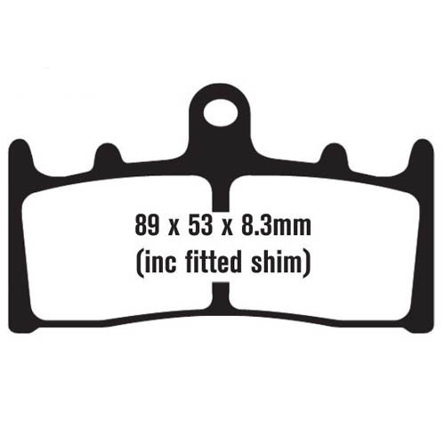 Bikemaster FA188HH Brake Pads Bikemaster FA188HH Brake Pads
