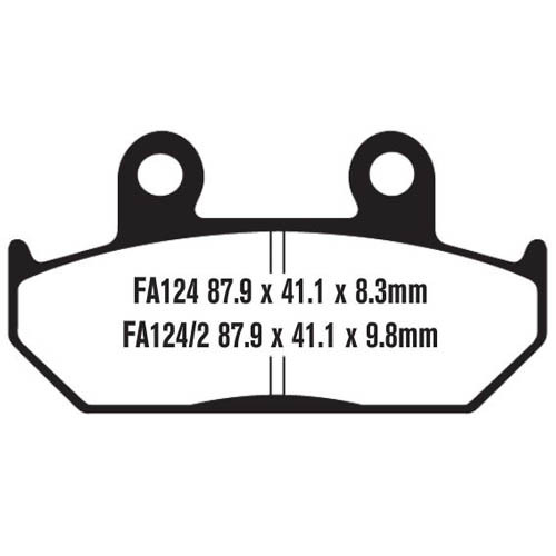 EBC FA124 Brake Pads EBC FA124 Brake Pads