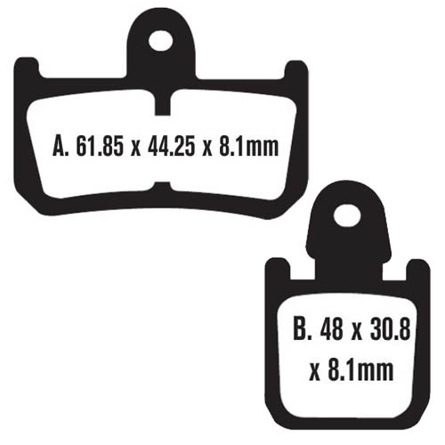 EBC FA442/4HH Brake Pads EBC FA442/4HH Brake Pads