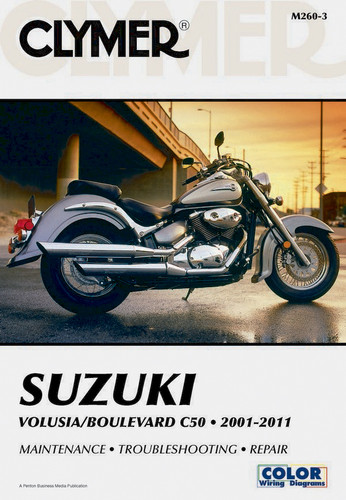 Clymer Manual M260: SUZUKI VOLUSIA/BOULEVARD C50 (2001-2011) Clymer Manual M260: SUZUKI VOLUSIA/BOULEVARD C50 (2001-2011)