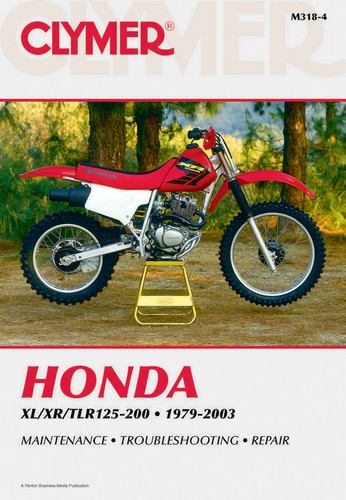 Clymer Manual M318: Honda XL125S, XL185S, XL200R, XR185, XR200, XR200R and TLR200 (1979-2003)