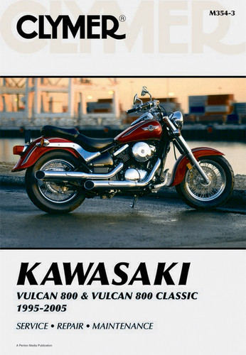 Clymer Manual M354: Kawasaki VN800A and VN800B (1995-2005) Clymer Manual M354: Kawasaki VN800A and VN800B (1995-2005)