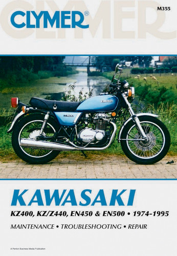 Clymer Manual M355: Kawasaki KX400, KZ440, Z440, EN450 & EN500 (1974-1995) Clymer Manual M355: Kawasaki KX400, KZ440, Z440, EN450 & EN500 (1974-1995)