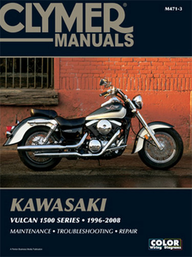 Clymer Manual M471-3: Kawasaki Vulcan 1500 Classic, Drifter and Nomad Series (1996-2008) Clymer Manual M471-3: Kawasaki Vulcan 1500 Classic, Drifter and Nomad Series (1996-2008)
