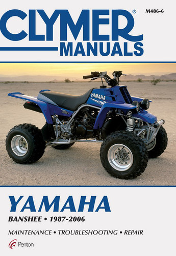 Clymer Manual M486-6: Yamaha YFZ350 Banshee (1987-2006) Clymer Manual M486-6: Yamaha YFZ350 Banshee (1987-2006)