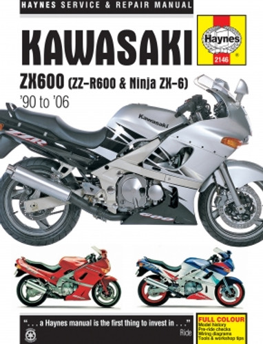 Haynes Manual HM2146: Kawasaki ZX600 (ZZ-R600 & Ninja ZX6) (90 - 06)