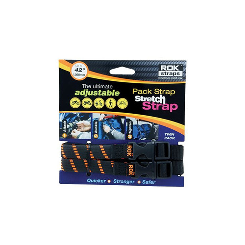 Rok Strap 1" Heavy Duty Black/Orange 18"-60" Rok Strap 1" Heavy Duty Black/Orange 18"-60"