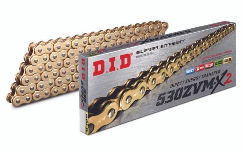 DID 530 ZVM-X2 X-Ring Chain Gold