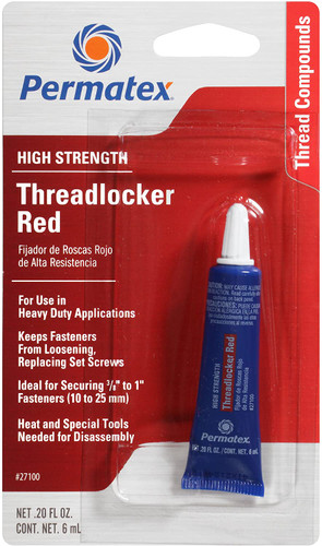 Permatex High-Strength Thread Lock Red Permatex High-Strength Thread Lock Red