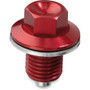 Moose Racing Magnetic Drain Plug WR/YZ/YZF (Red)