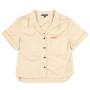 Fasthouse Women's Smokeshow Crop Button Up Shirt