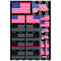 Factory Effex US Flag Logo Sticker Kit Factory Effex US Flag Logo Sticker Kit